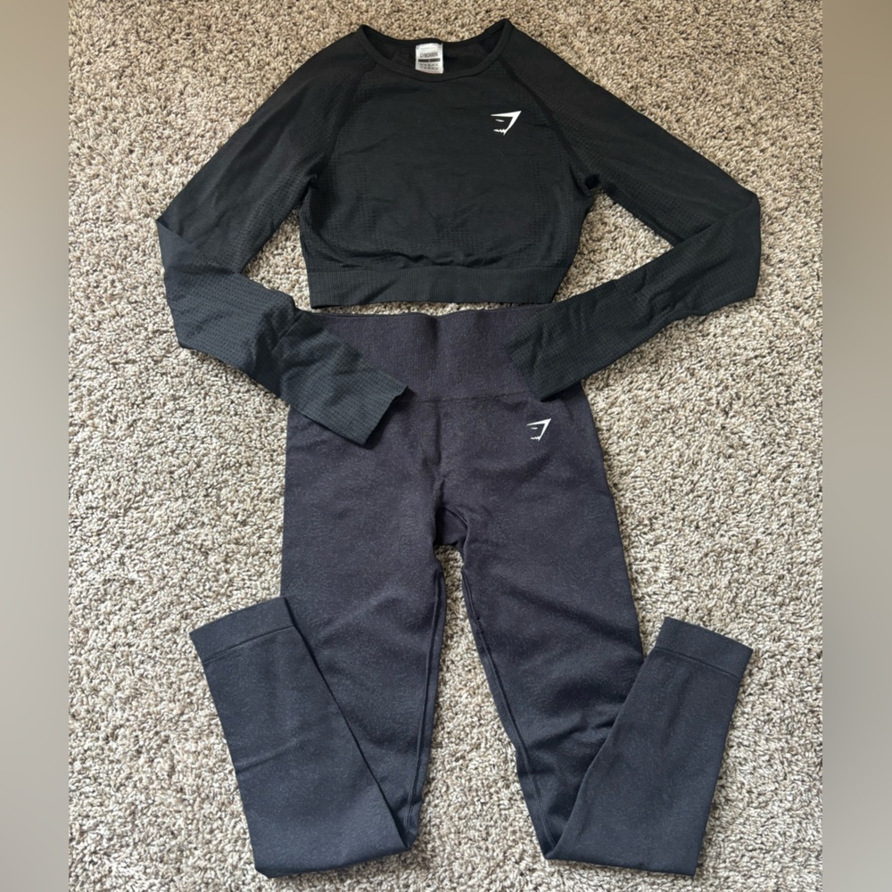 Gymshark Black Activewear Set